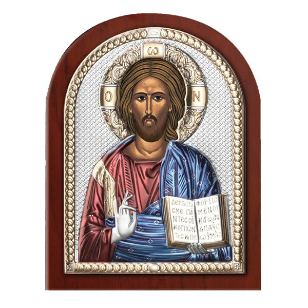 Isus Hristos 7.5x11cm Icoana Argint ClassGifts