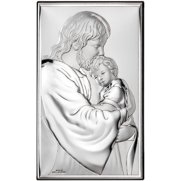 Icoana Argint Isus pentru Botez 12x20 cm ClassGifts
