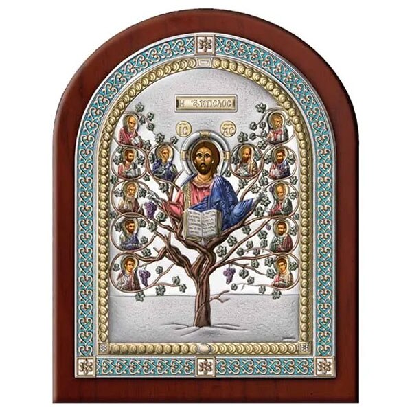 Icoana Argint Pomul vietii 17.5x22.5x2cm Color ClassGifts