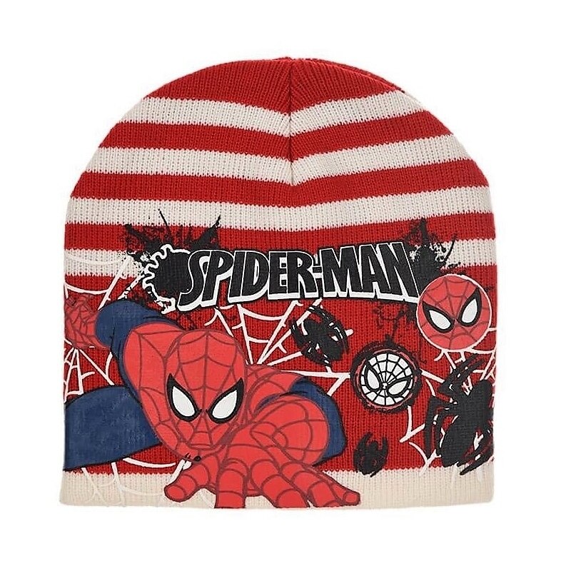 Caciula Spiderman, Stripes 8831, Alb
