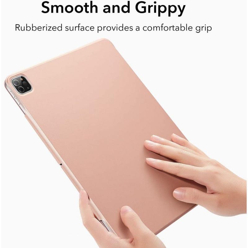 Husa ESR Rebound Magnetic compatibila cu iPad Pro 12.9 inch (2020/2021) Rose Gold