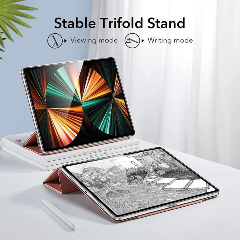 Husa ESR Rebound Magnetic compatibila cu iPad Pro 12.9 inch (2020/2021) Rose Gold