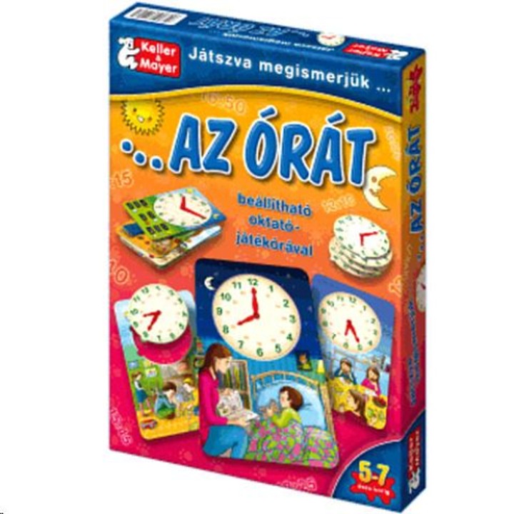 Keller & Mayer Játszva megismerjük az órát társasjáték (712161-P) (712161-P)