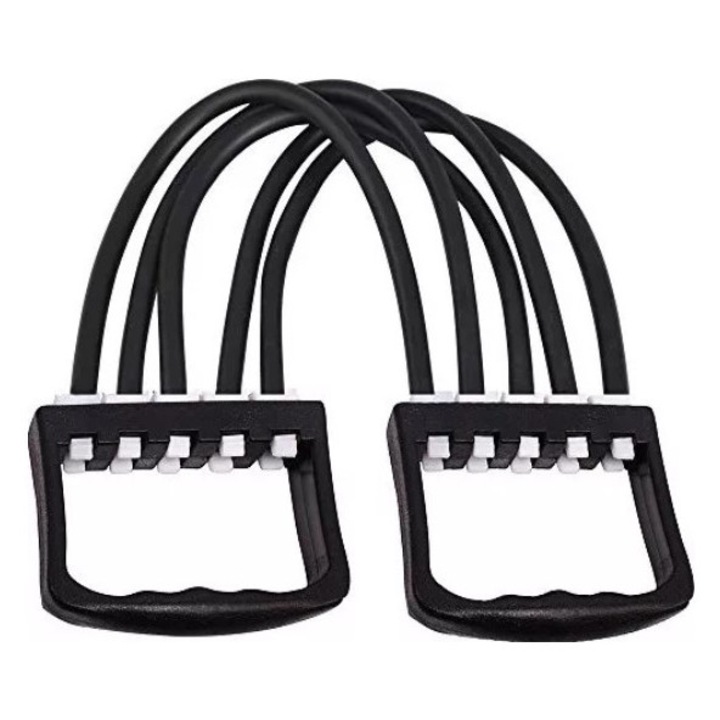 EDAR expander, 5 rugalmas csővel, ergonomikus fogantyúval, fitneszhez, edzéshez
