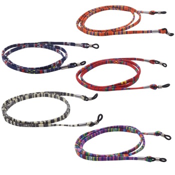SET 5 culori 5 bucati snur unisex bumbac pentru ochelari de soare sau de vedere SET 5 culori 5 bucati snur unisex bumbac pentru ochelari de soare sau de vedere