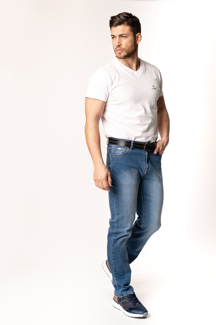 Blugi pentru barbati Budmil, Arlo, albastru deschis, 34