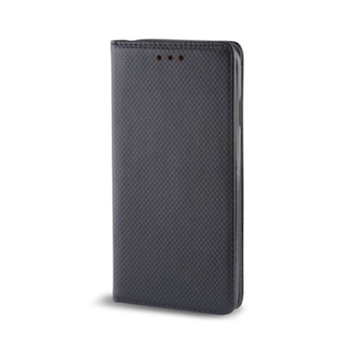 Защитен флип капак, съвместим с Xiaomi Redmii Note 10 5G/Poco M3 Pro/Poco M3 Pro 5G, Smart Magnetic Case, екологична кожа, черен