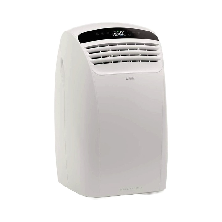 Преносим климатик Olimpia Splendid Dolceclima Silent 10, Wi-Fi, Безшумен, 2600 W, Ниска консумация, 10000 BTU, Изсушаване 1,5 л/час, 3 скорости, 5 функции, Дистанционно управление, Бял