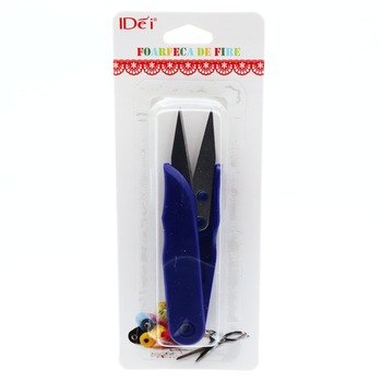 Foarfeca de fire pentru croitorie, 10.5 cm, Albastru Foarfeca de fire pentru croitorie, 10.5 cm, Albastru