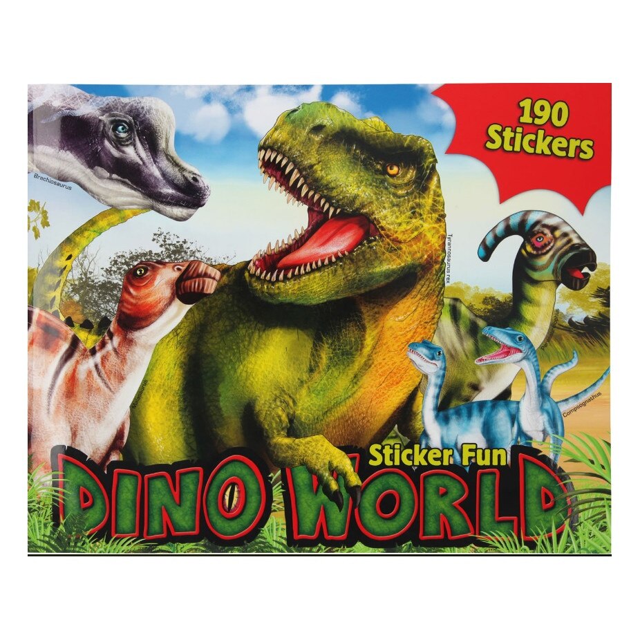 Album interactiv Creaza dinozaurul Stickerworld