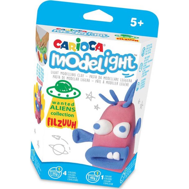 Plastilina Carioca ModeLight PlayBox, Alien FILZUUH