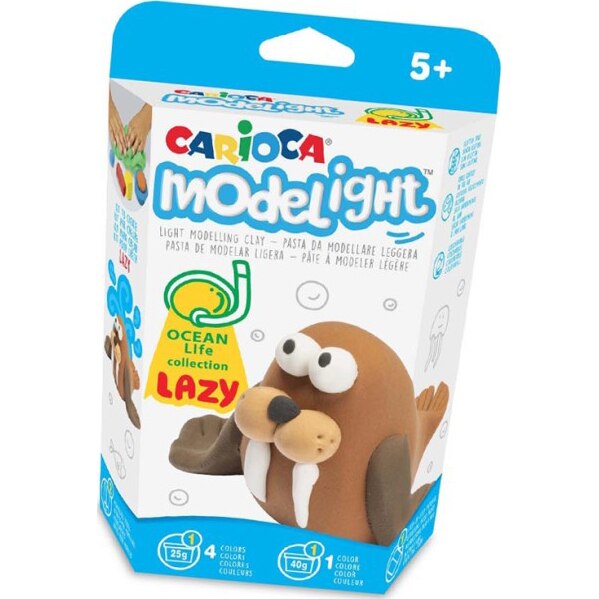 Plastilina Carioca ModeLight PlayBox, Ocean Morsa LAZY