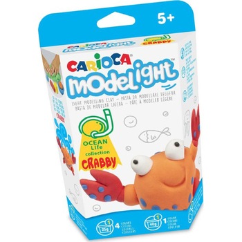 Plastilina Carioca ModeLight PlayBox, Ocean Crabul CRABBY Plastilina Carioca ModeLight PlayBox, Ocean Crabul CRABBY