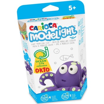 Plastilina Carioca ModeLight PlayBox, Ocean Caracatita OKTO Plastilina Carioca ModeLight PlayBox, Ocean Caracatita OKTO