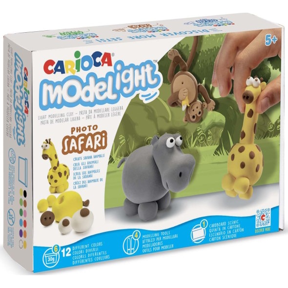 Plastilina Carioca ModeLight Maxi PlayBox, Photo Safari