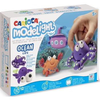 Plastilina Carioca ModeLight Maxi PlayBox, Ocean Life Plastilina Carioca ModeLight Maxi PlayBox, Ocean Life