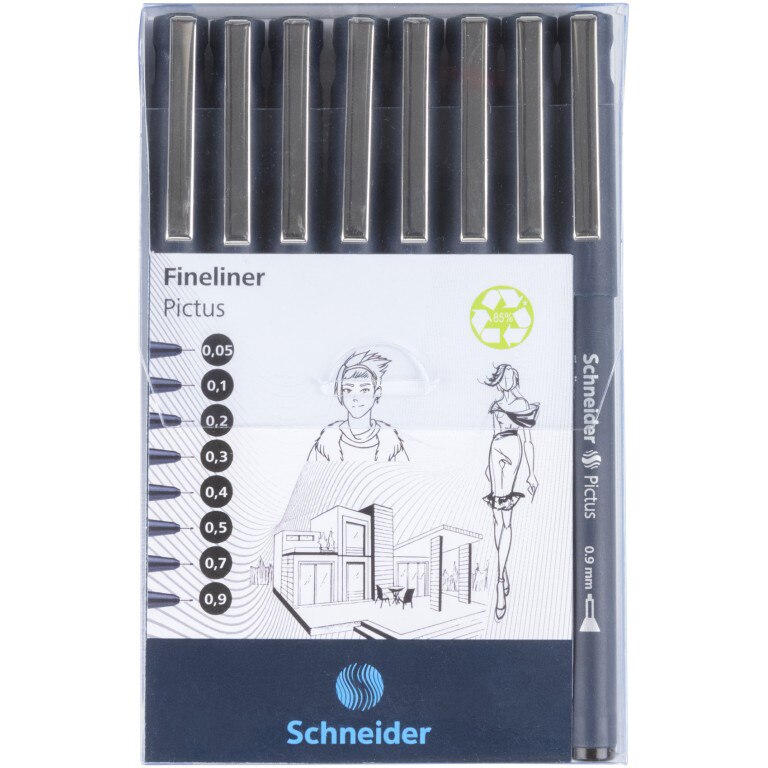 Liner Schneider Pictus, 8buc/portofel