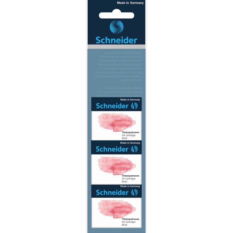 Pachet 3 cutii Patroane stilou Schneider, 6/cutie, Blush