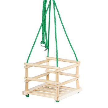 Leagan clasic Tupiko, din lemn, 33x33x5 cm, Robentoys® Leagan clasic Tupiko, din lemn, 33x33x5 cm, Robentoys®