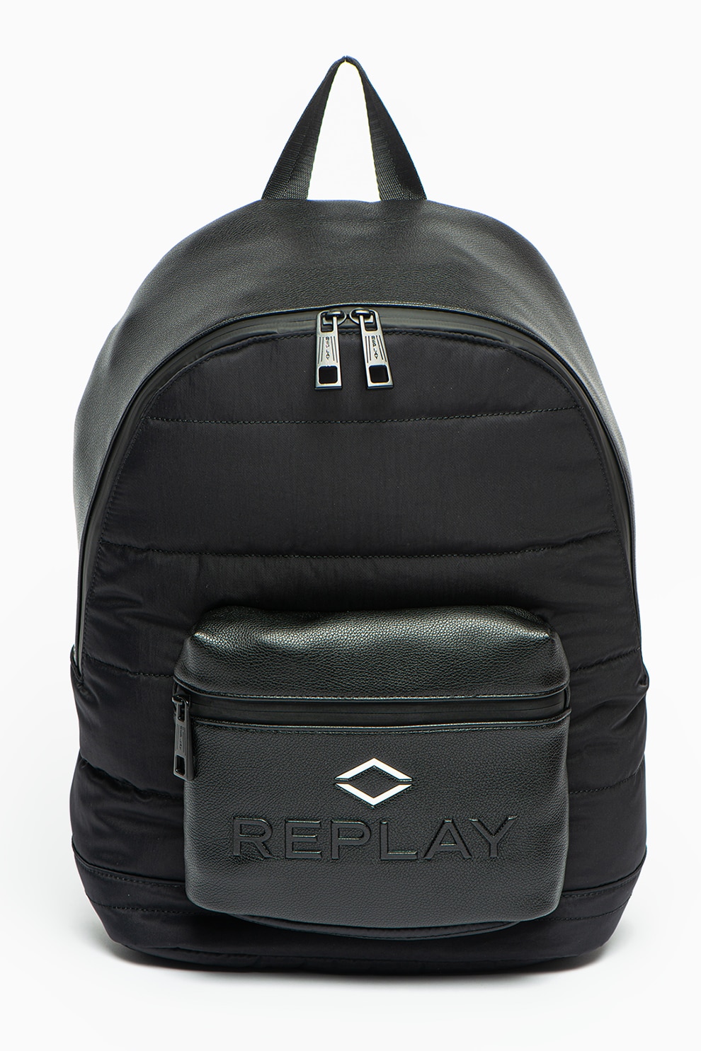 Replay, Rucsac cu aspect matlasat si buzunar exterior, Negru