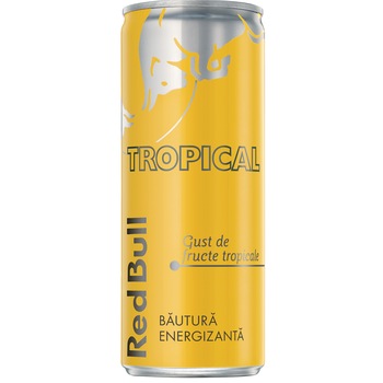 Bautura Enrgizanta Red Bull, Tropical, 0.25l Bautura Enrgizanta Red Bull, Tropical, 0.25l