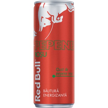 Bautura Energizanta Red Bull, Pepene Rosu, 0.25l Bautura Energizanta Red Bull, Pepene Rosu, 0.25l