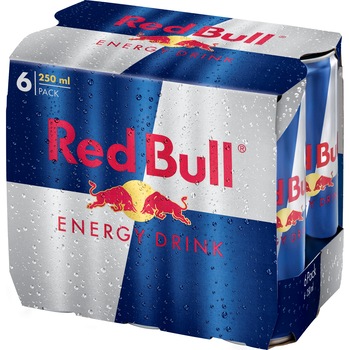 Bautura Energizanta Red Bull Energy Drink, 6 x 0.25l Bautura Energizanta Red Bull Energy Drink, 6 x 0.25l