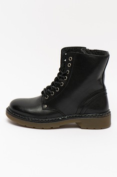 Bullboxer, Ghete de piele, Negru Bullboxer, Ghete de piele, Negru