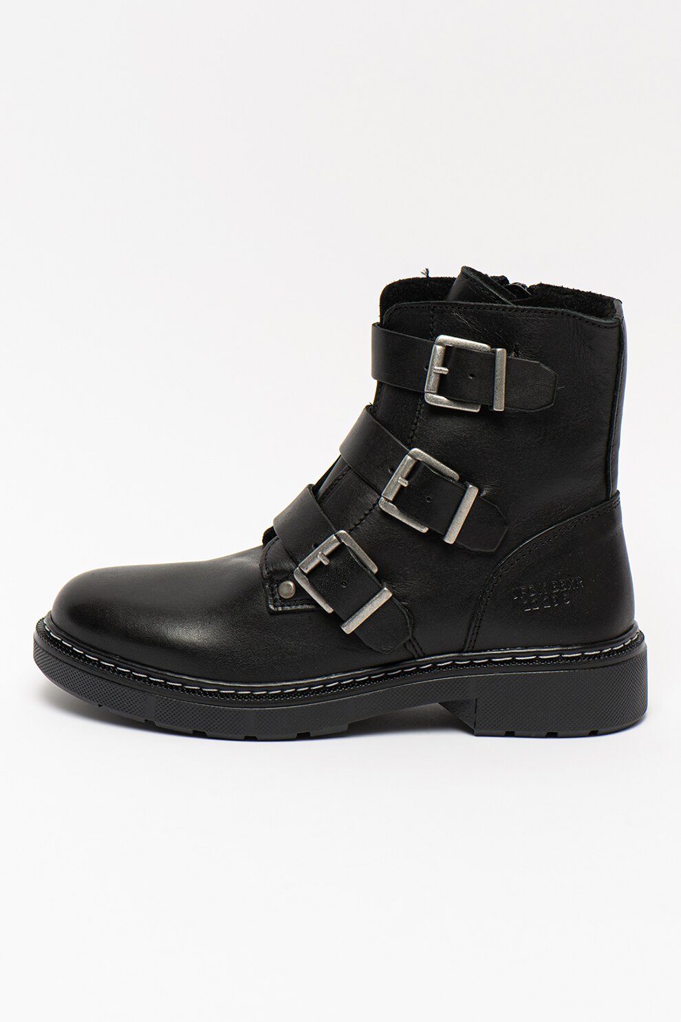 Bullboxer, Ghete de piele cu catarame decorative, Negru