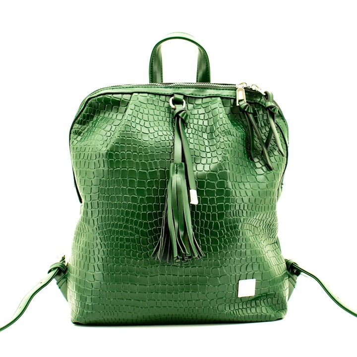 Rucsac dama Lamonza PORTA verde 24x30x11 CM