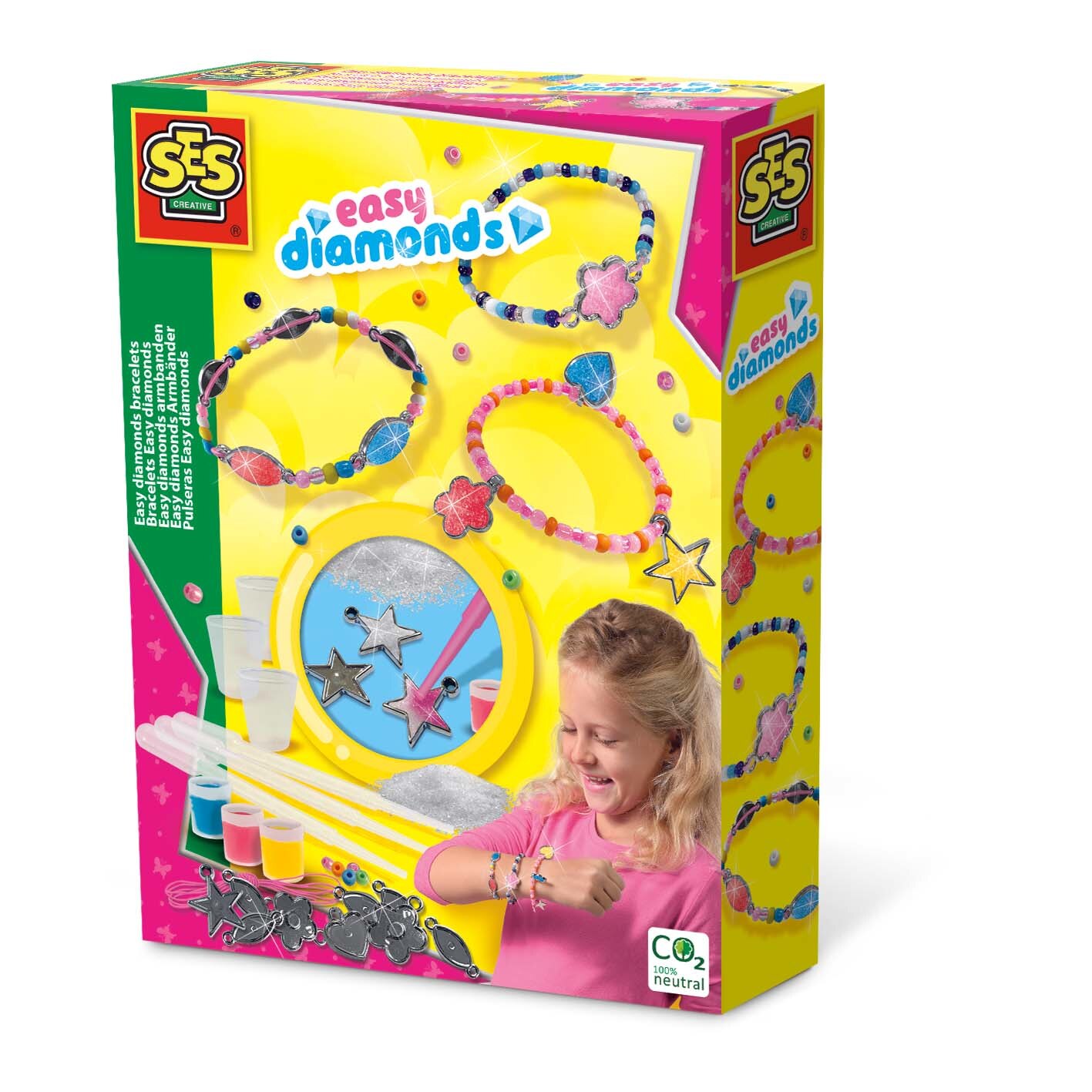 Set de creatie SES Creaza bratari cu pietricele