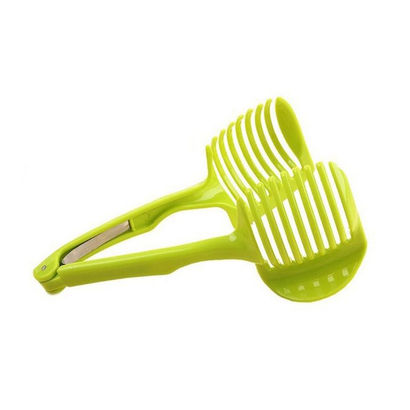 Dispozitiv manual pentru feliat fructe/legume moi, 8x18.5 cm, culoare verde