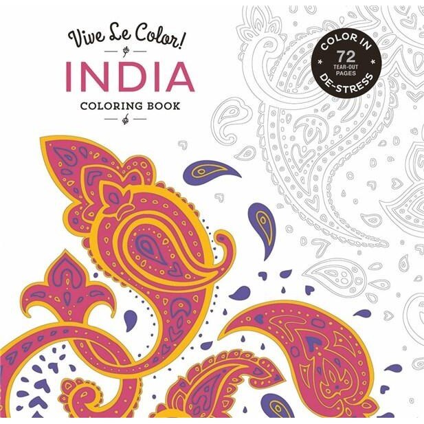 Vive Le Color! India - Colouring Book - Marabout