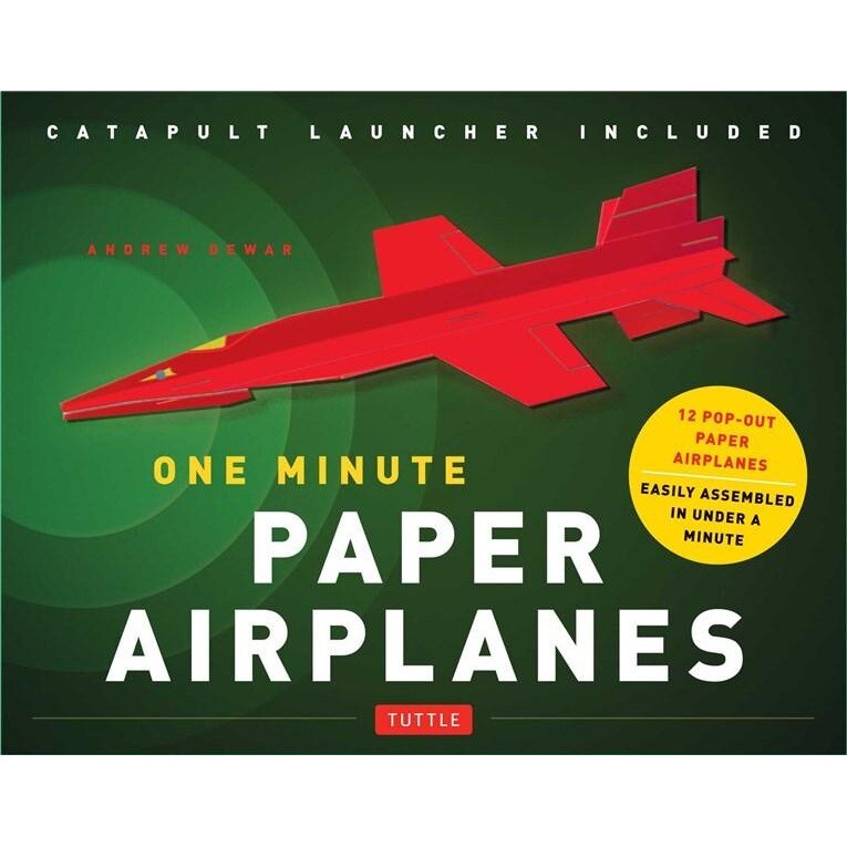 One Minute Paper Airplanes Kit - Andrew Dewar