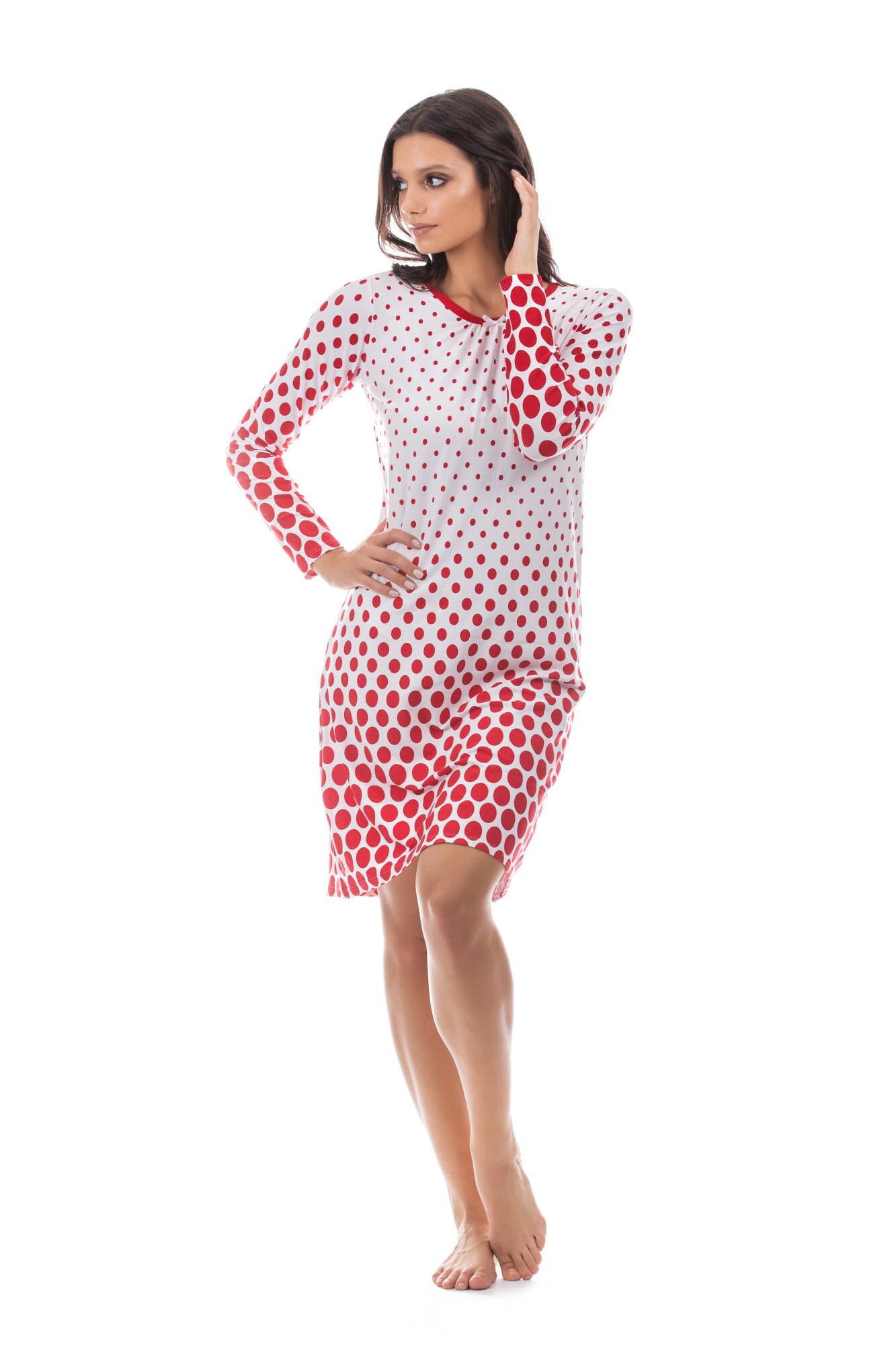 Camasa de noapte dama PFI372, Multicolor, S