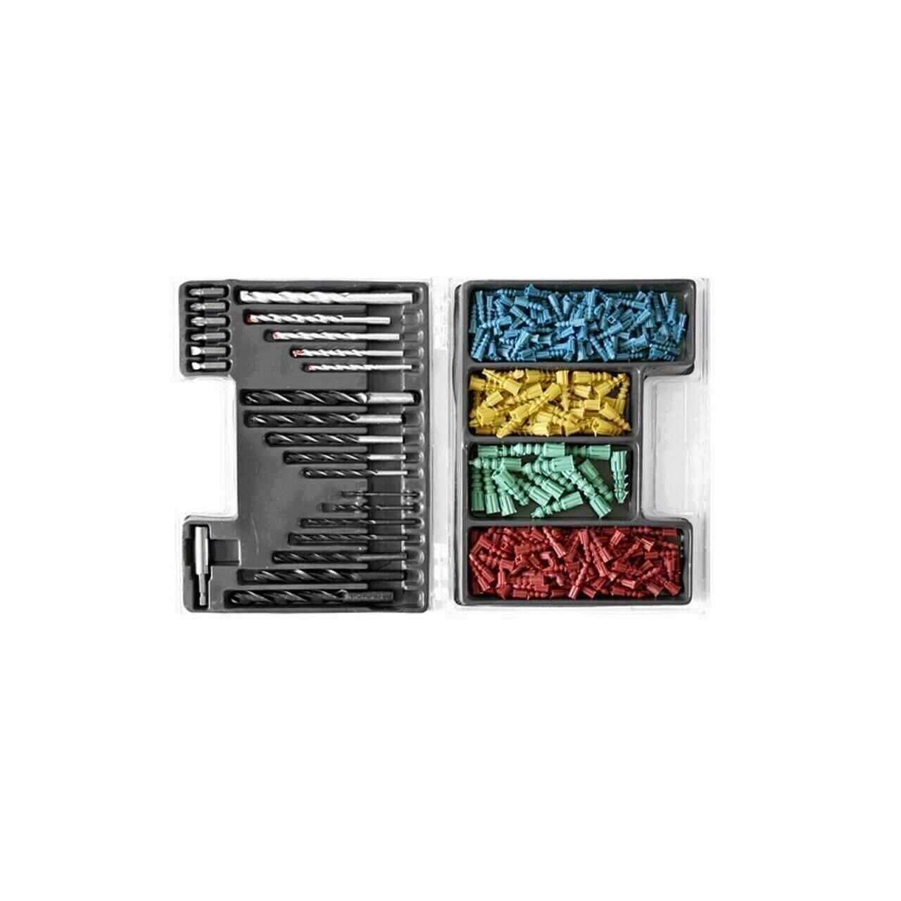 Set burghie, biti si dibluri, Strend Pro MS517, 300 buc., valiza plastic