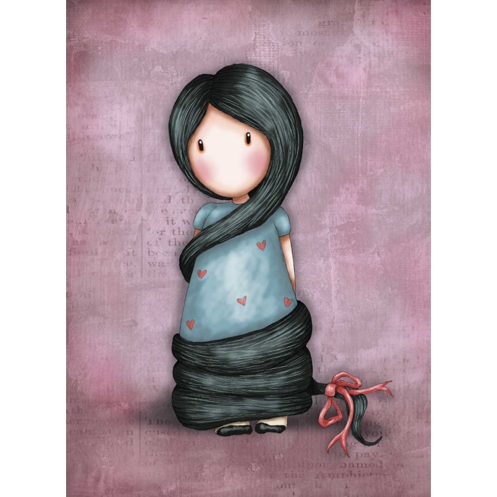 Felicitare Gorjuss- Rapunzel