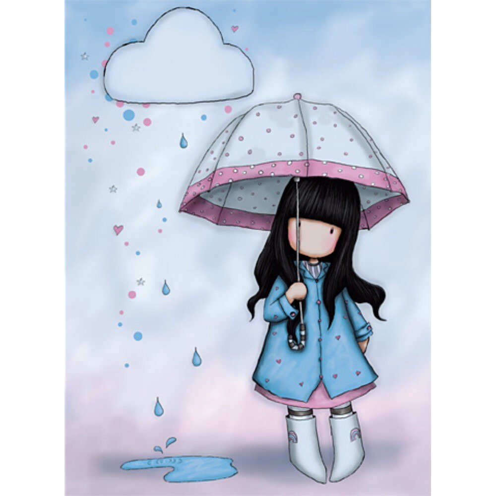 Felicitare Gorjuss-Puddles Of Love