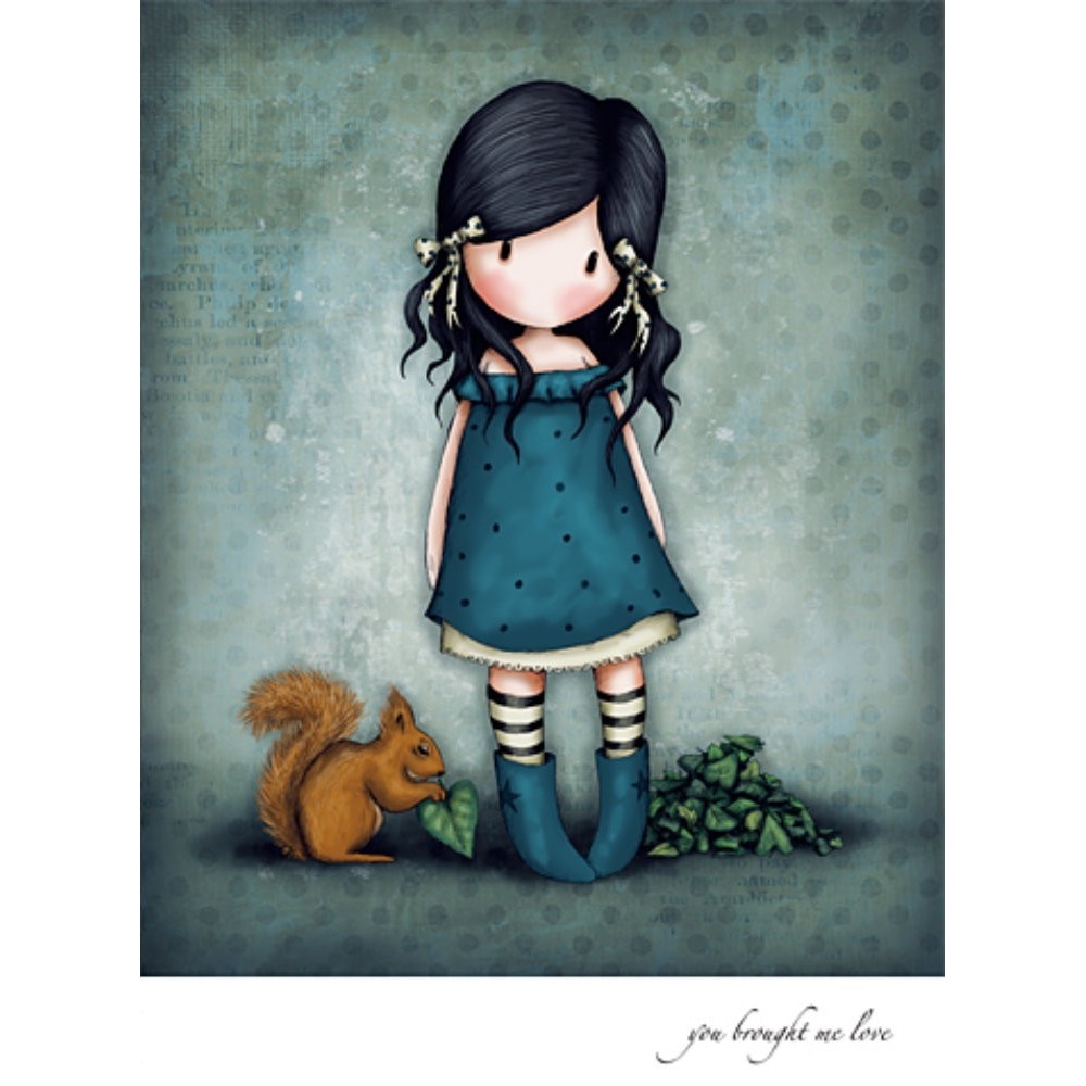 Felicitare Gorjuss-You Brought Me Love