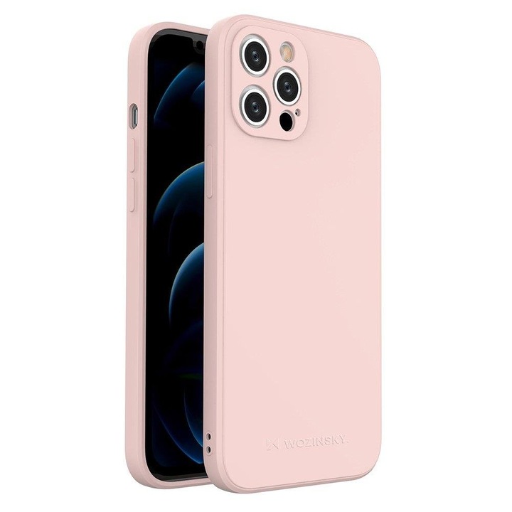 Wozinsky Силиконов Кейс за Apple iPhone 12 Pro Max, Pink
