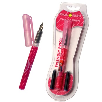 Stilou School Friendly Basic, 2 rezerve, fete Stilou School Friendly Basic, 2 rezerve, fete