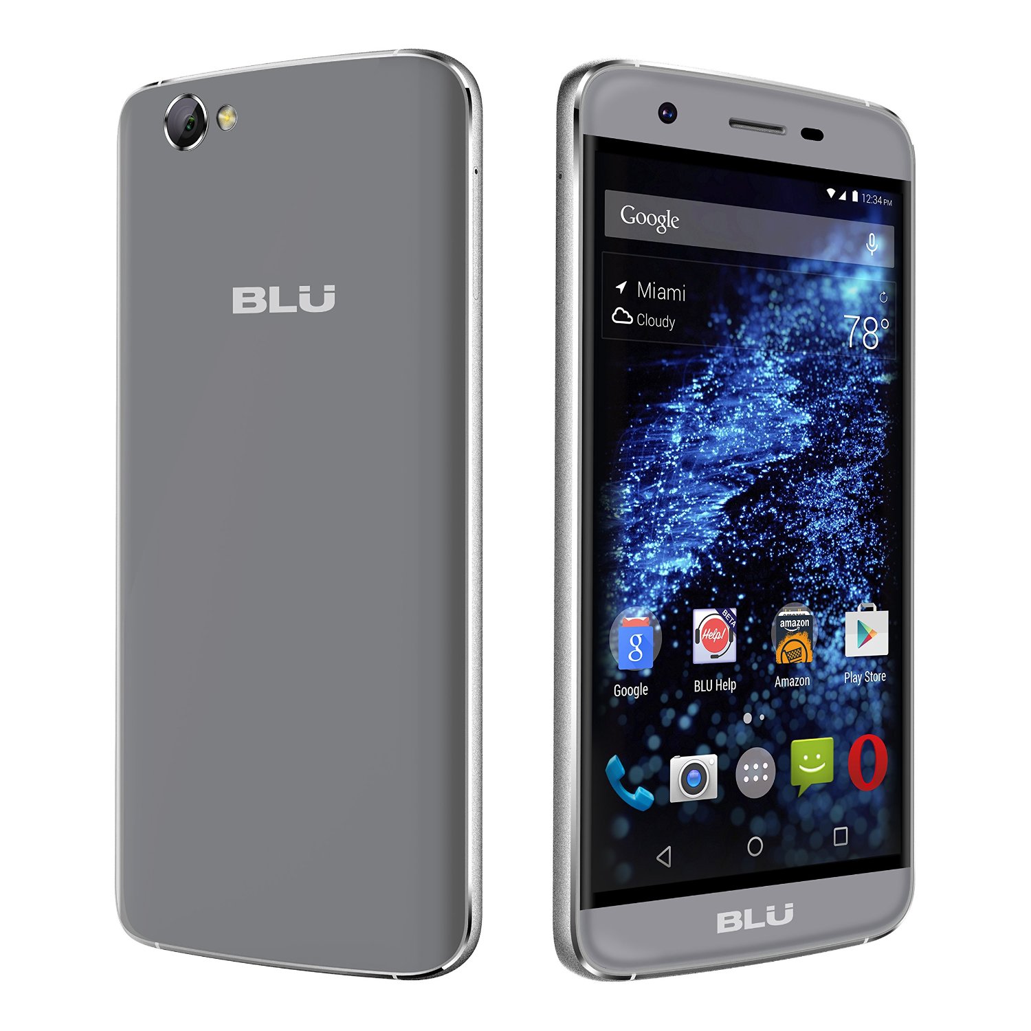 Смартфон BLU Studio One, Dual Sim, 16GB, 4G, Grey - eMAG.bg