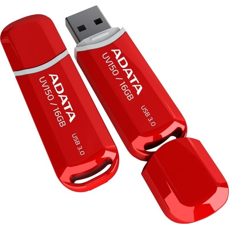 Memorie USB ADATA UV150, 16GB, USB 3.0, Rosu