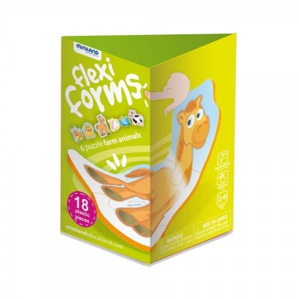 Set 6 puzzle Animale, Miniland