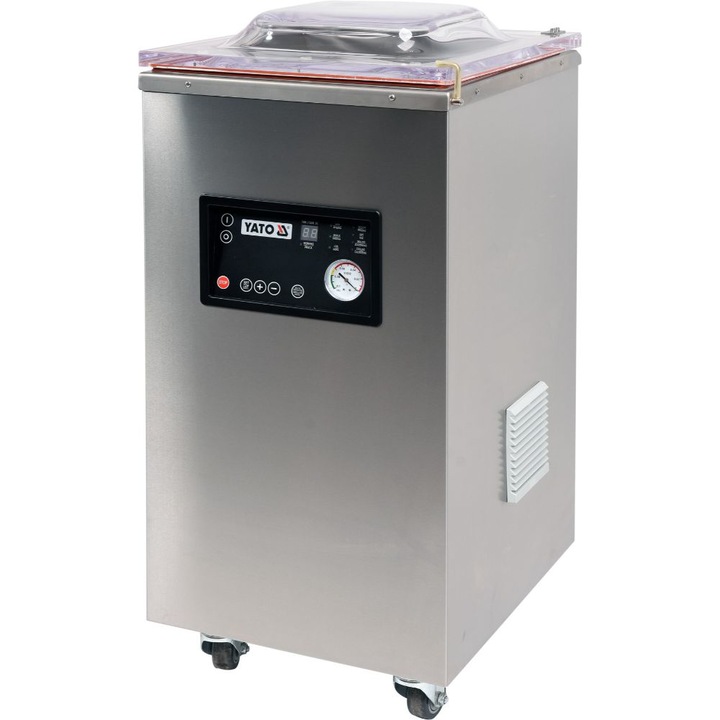 Професионален уред за вакуумиране на храна с камера Yato, подов тип, 900 W, 400 мм