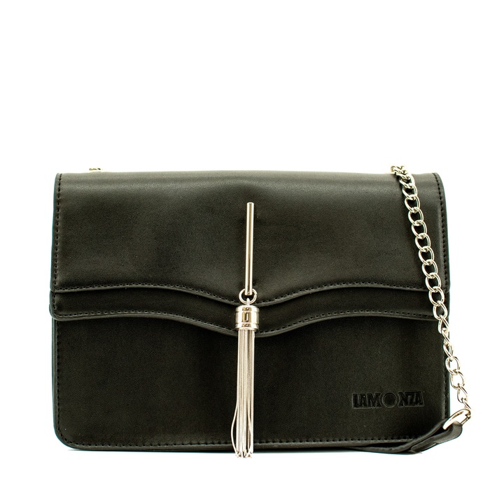 Geanta dama Lamonza ANELISSE negru 23X15X7 CM