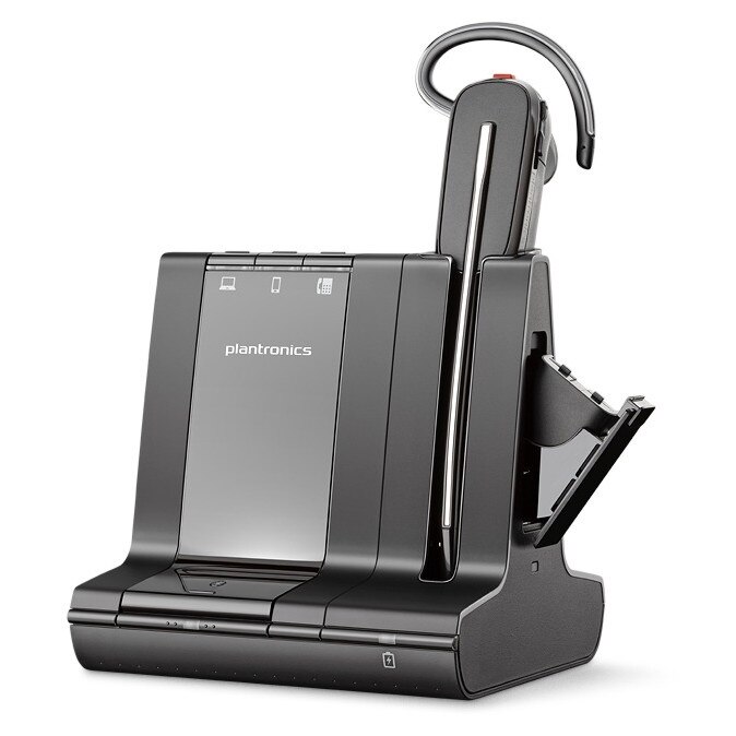 Casca Plantronics Savi 8245 Office, S8245-M CDM USB-A, Unlimited TT (214900-02)