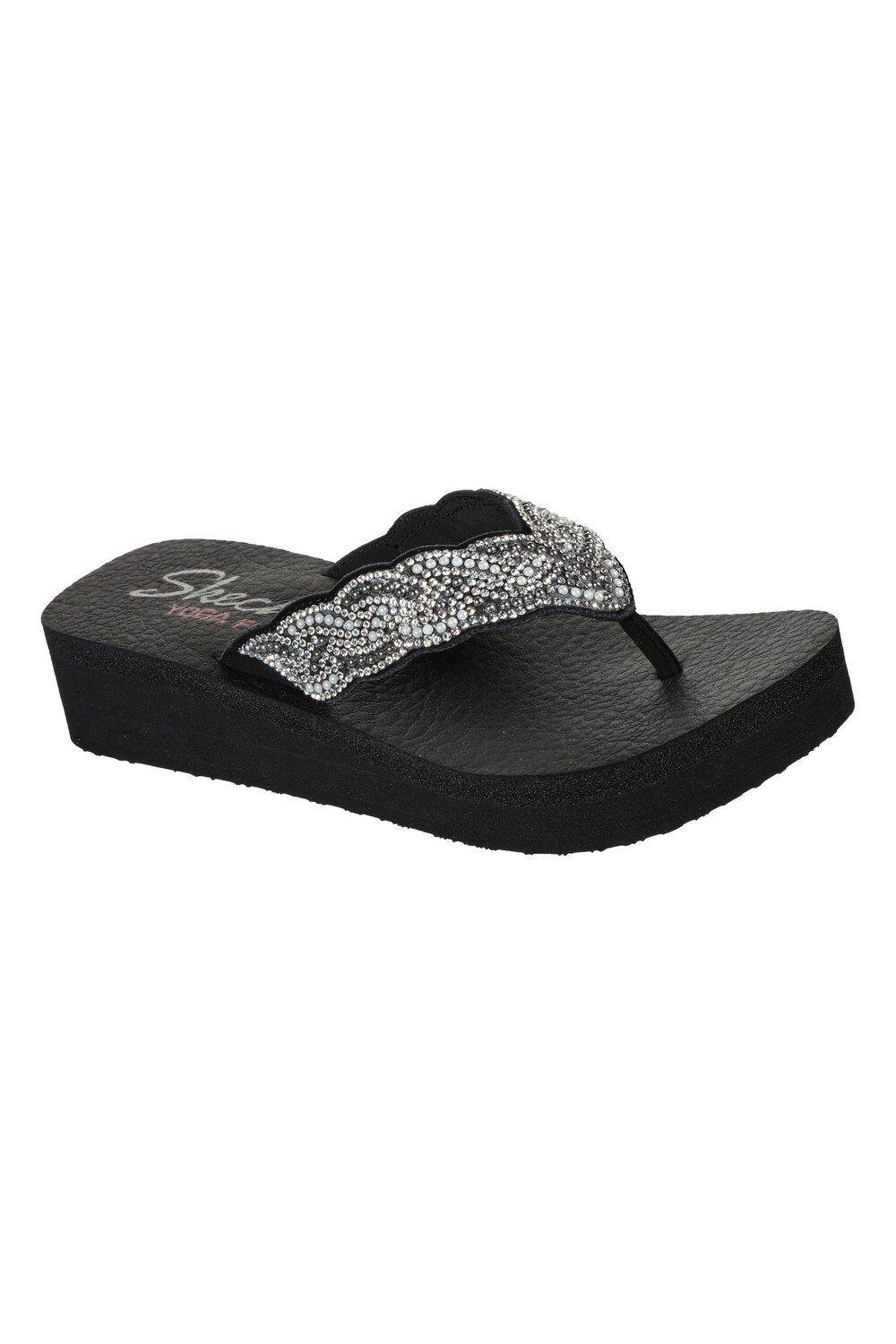 Papuci Vinyasa Happy Pearl, Negru, 40