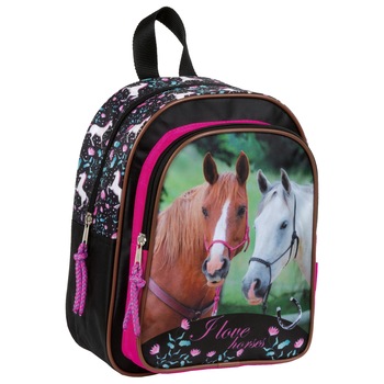 Rucsac scoala model 11 cal, multicolor Rucsac scoala model 11 cal, multicolor