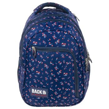 Rucsac scoala BackUP model D 26 flori, multicolor Rucsac scoala BackUP model D 26 flori, multicolor